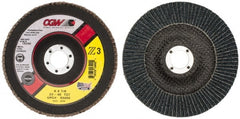 CGW Abrasives - 6" 40 Grit 7/8" Center Hole Type 27 Zirconia Alumina Flap Disc - First Tool & Supply