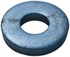 Metric Blue - M20 Screw, Alloy Steel Standard Flat Washer - 22.32mm ID x 39mm OD, 3.1mm Thick, Plain Finish - First Tool & Supply