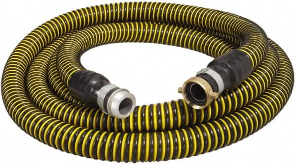 Alliance Hose & Rubber - -40 to 140°F, 1-1/2" Inside x 2.17" Outside Diam, Polyethylene Liquid Suction & Discharge Hose - First Tool & Supply