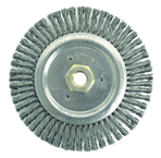 6" Root Pass Brush - .020 Steel Wire; 5/8-11 Dbl-Hex Nut - Dually Weld Cleaning Brush - First Tool & Supply