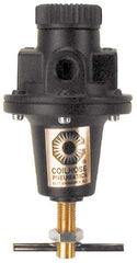 Coilhose Pneumatics - 3/4 NPT Port, 160 CFM, Cast Aluminum Heavy-Duty T-Handle Regulator - 0 to 200 psi Range, 250 Max psi Supply Pressure, 1/4" Gauge Port Thread, 5" Wide x 8-1/2" High - First Tool & Supply