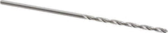 Hertel - #58 118° Solid Carbide Jobber Drill - Bright Finish, Right Hand Cut, Spiral Flute, Straight Shank, 1-1/2" OAL, Standard Point - First Tool & Supply