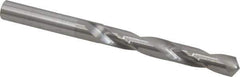 Hertel - 21/64" 118° Solid Carbide Jobber Drill - Bright Finish, Right Hand Cut, Spiral Flute, Straight Shank, 4" OAL, Standard Point - First Tool & Supply