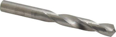 Hertel - 1/2" 118° Solid Carbide Jobber Drill - Bright Finish, Right Hand Cut, Spiral Flute, Straight Shank, 4-3/4" OAL, Standard Point - First Tool & Supply