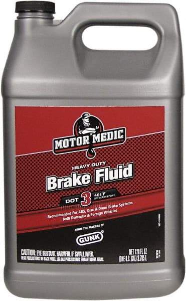 Motor Medic - 1 Gal Super Heavy Duty Brake Fluid - DOT 3 Transportation - First Tool & Supply