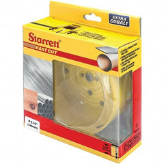 Starrett - 5-1/4" Diam, 1-5/8" Cutting Depth, Hole Saw - High Speed Steel Saw, Toothed Edge - First Tool & Supply