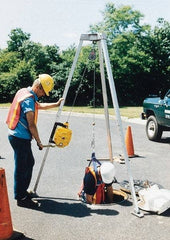 Gemtor - Confined Space Entry & Retrieval Systems Hoist Type: Tripod Hoist Base: Portable - First Tool & Supply