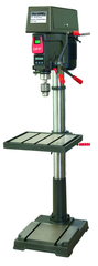 20" HD Floor Model Drill Press; Step Pulley; 16 Speeds; 1.5HP 115/230V Motor - First Tool & Supply