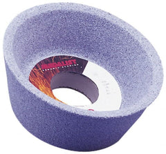 Grier Abrasives - 4 Inch Diameter x 1-1/4 Inch Hole x 1-1/2 Inch Thick, 46 Grit Tool and Cutter Grinding Wheel - First Tool & Supply