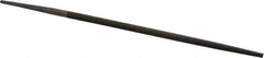 Nicholson - 8" Long, Second Cut, Round American-Pattern File - Single Cut, Tang - First Tool & Supply