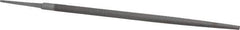 Nicholson - 12" Long, Smooth Cut, Round American-Pattern File - Single Cut, Tang - First Tool & Supply