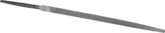 Nicholson - 4" Long, Taper American-Pattern File - Single Cut, Tang - First Tool & Supply