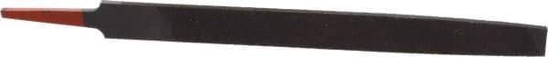 Simonds File - 8" Long, Smooth Cut, Mill American-Pattern File - Single Cut, 9/64" Overall Thickness, Tang - First Tool & Supply