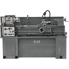 Jet - 13" Swing, 40" Between Centers, 230 Volt, Single Phase Bench Lathe - 5MT Taper, 2 hp, 60 to 1,240 RPM, 1-3/8" Bore Diam, 32" Deep x 45" High x 71" Long - First Tool & Supply