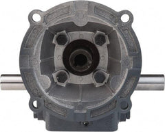 Boston Gear - 1.33 Centerline Distance, 15:1, 117 RPM Output, 0.66 Input Horsepower, 305 Lbs. Max Torque, Speed Reducer - Part No. F713-15-B5-H, Double Shaft Left & Right, 5/8" Bore, 3.06" High, 56C NEMA - First Tool & Supply