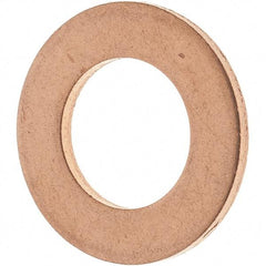 Value Collection - 7/16 SAE, 15/32" ID x 13/16" OD Oil Drain Plug Gasket - 1/16" Thick, Copper - First Tool & Supply