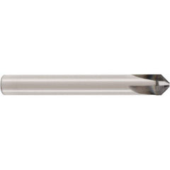 Seco - 10mm Diam 4 Flute Single End Solid Carbide Chamfer Mill - First Tool & Supply