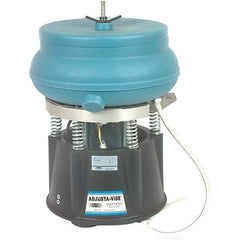 Raytech - 0.35 Cu Ft, 1 hp, Dry Operation Vibratory Tumbler - Flow Through Drain, Tilt Feature - First Tool & Supply