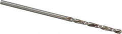 Chicago-Latrobe - #49 118° High Speed Steel Jobber Drill - Bright Finish, Left Hand Cut, Spiral Flute, Straight Shank, 2" OAL, Standard Point - First Tool & Supply