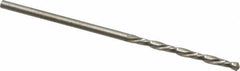 Chicago-Latrobe - #52 118° High Speed Steel Jobber Drill - Bright Finish, Left Hand Cut, Spiral Flute, Straight Shank, 1-7/8" OAL, Standard Point - First Tool & Supply