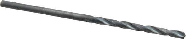 Chicago-Latrobe - #45 135° High Speed Steel Jobber Drill - Oxide Finish, Right Hand Cut, Spiral Flute, Straight Shank, 2-1/8" OAL, Split Point - First Tool & Supply