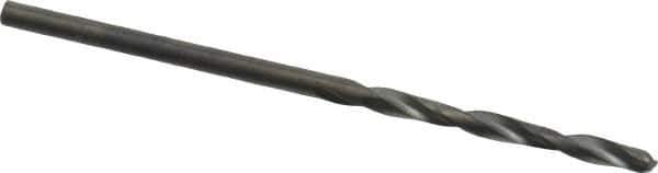 Chicago-Latrobe - #47 135° High Speed Steel Jobber Drill - Oxide Finish, Right Hand Cut, Spiral Flute, Straight Shank, 2" OAL, Split Point - First Tool & Supply