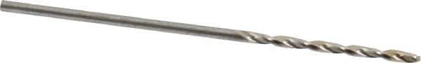 Chicago-Latrobe - #55 118° High Speed Steel Jobber Drill - Bright Finish, Right Hand Cut, Spiral Flute, Straight Shank, 1-7/8" OAL, Standard Point - First Tool & Supply