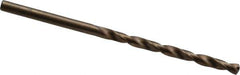 Chicago-Latrobe - #29 135° Cobalt Jobber Drill - Oxide/Gold Finish, Right Hand Cut, Spiral Flute, Straight Shank, 2-7/8" OAL, Split Point - First Tool & Supply