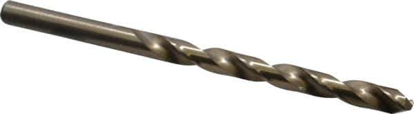 Chicago-Latrobe - 0.234" 135° Cobalt Jobber Drill - Oxide/Gold Finish, Right Hand Cut, Spiral Flute, Straight Shank, 3-7/8" OAL, Split Point - First Tool & Supply