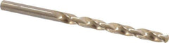 Chicago-Latrobe - 0.257" 135° Cobalt Jobber Drill - Oxide/Gold Finish, Right Hand Cut, Spiral Flute, Straight Shank, 4-1/8" OAL, Split Point - First Tool & Supply