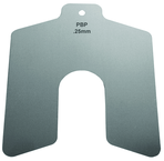 .25MMX50MMX50MM 300 SS SLOTTED SHIM - First Tool & Supply