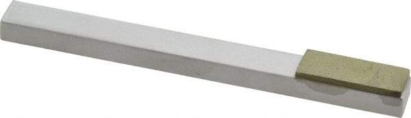 Made in USA - Very Fine, 1" Length of Cut, Single End Diamond Hone - 150 Grit, 3/8" Wide x 3/8" High x 4" OAL - First Tool & Supply