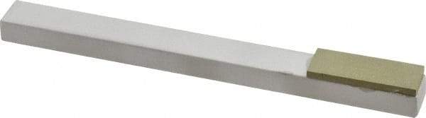 Made in USA - Extra Fine, 1" Length of Cut, Single End Diamond Hone - 320 Grit, 3/8" Wide x 3/8" High x 4" OAL - First Tool & Supply