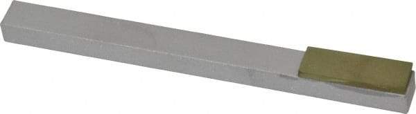 Made in USA - Super Fine, 1" Length of Cut, Single End Diamond Hone - 600 Grit, 3/8" Wide x 3/8" High x 4" OAL - First Tool & Supply