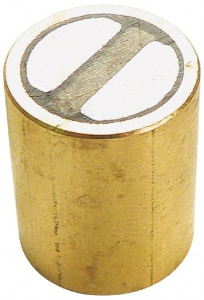 Mag-Mate - 16mm Diam, 2mm High, 6.9 Lb Average Pull Force, Samarium Cobalt Rare Earth Pot Magnet - Unfinished, Aluminum Insulated - First Tool & Supply