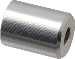 Mag-Mate - 8-32 Thread, 3/8" Diam, 1/2" High, 0.65 Lb Average Pull Force, Neodymium Rare Earth Pot Magnet - 1/4" Tapped Hole Depth, Nickel Plated, Aluminum Insulated - First Tool & Supply