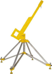 Gemtor - Confined Space Entry & Retrieval Bases & Booms Type: Portable Quadpod w/Rotating Boom Maximum Height (Inch): 90 - First Tool & Supply