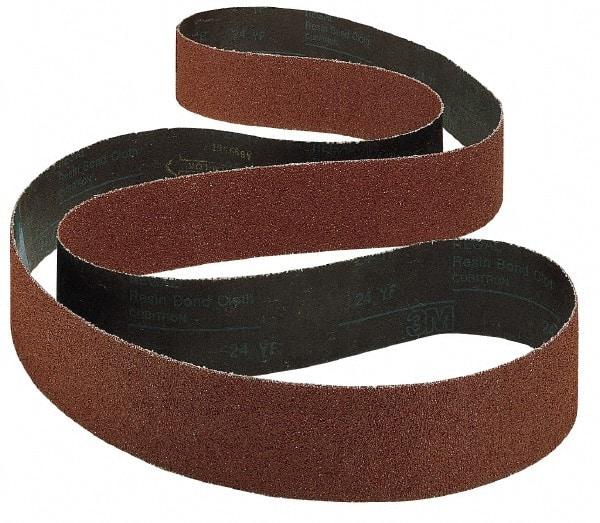 3M - 4" Wide x 168" OAL, Aluminum Oxide Abrasive Belt - Aluminum Oxide, Coarse, Nonwoven, Series SC-BL - First Tool & Supply