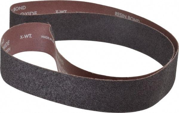 Norton - 2" Wide x 60" OAL, 36 Grit, Aluminum Oxide Abrasive Belt - Aluminum Oxide, Very Coarse, Coated, Series R228 - First Tool & Supply