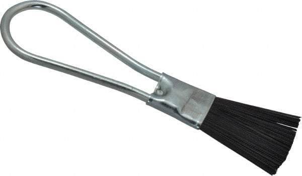 Weiler - 3 Rows x 15 Columns Steel Scratch Brush - 5-1/2" OAL, 1-1/2" Trim Length, Steel Loop Handle - First Tool & Supply
