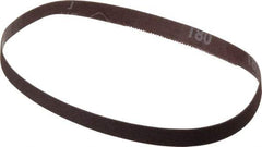 Norton - 1/2" Wide x 18" OAL, 180 Grit, Aluminum Oxide Abrasive Belt - Aluminum Oxide, Very Fine, Coated, Series R228 - First Tool & Supply