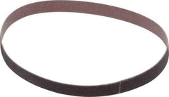 Norton - 3/8" Wide x 13" OAL, 80 Grit, Aluminum Oxide Abrasive Belt - Aluminum Oxide, Medium, Coated, Series R228 - First Tool & Supply