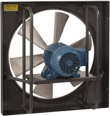 Americraft - 24" Blade, Direct Drive, 1 hp, 7,425 CFM, Explosion Proof Exhaust Fan - 30-1/2" Opening Height x 30-1/2" Opening Width, 16/8 Amp, 115/230 Volt, 1 Speed, Single Phase - First Tool & Supply