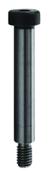 M10 x 60 - Black Finish Heat Treated Alloy Steel - Shoulder Screws - Socket Head - First Tool & Supply