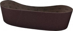 3M - 6" Wide x 48" OAL, 36 Grit, Aluminum Oxide Abrasive Belt - Aluminum Oxide, Very Coarse, Coated, X Weighted Cloth Backing, Series 341D - First Tool & Supply