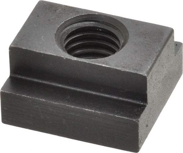 Jergens - 1/2-13 Blind Tapped T Slot Nut - 5/8" Slot Width, 1 x 11/32" Base Width x Height, 1-1/8 x 5/8" OAL x Height - First Tool & Supply