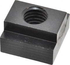 Jergens - 5/8-11 Blind Tapped T Slot Nut - 3/4" Slot Width, 1-1/4 x 15/32" Base Width x Height, 1-1/4 x 3/4" OAL x Height - First Tool & Supply