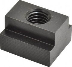 Jergens - 5/8-11 Blind Tapped T Slot Nut - 13/16" Slot Width, 1-1/4 x 9/16" Base Width x Height, 1-1/2 x 1" OAL x Height - First Tool & Supply