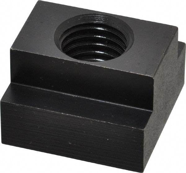 Jergens - 3/4-10 Blind Tapped T Slot Nut - 7/8" Slot Width, 1-1/2 x 9/16" Base Width x Height, 1-1/2 x 1" OAL x Height - First Tool & Supply