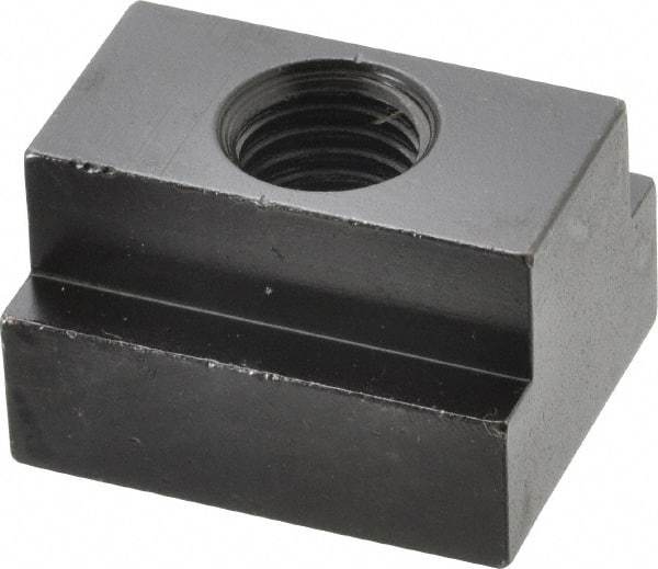 Jergens - 3/4-10 Blind Tapped T Slot Nut - 1-1/16" Slot Width, 1-5/8 x 1-1/16" Base Width x Height, 2 x 1-1/4" OAL x Height - First Tool & Supply